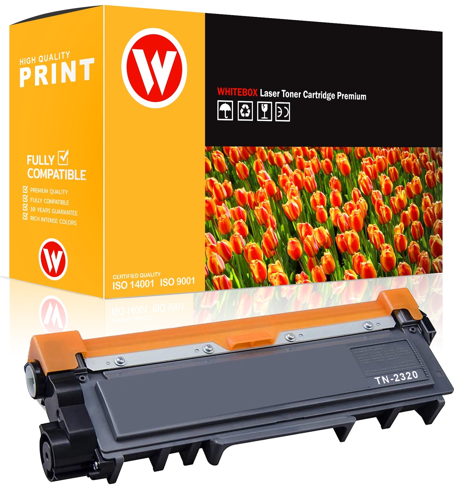 XL Toner Cartridge (2600 Pages) for Brother TN2320 HL-L2300D MFC-L2700DW DCP-L2520DW Manufacturer White Box