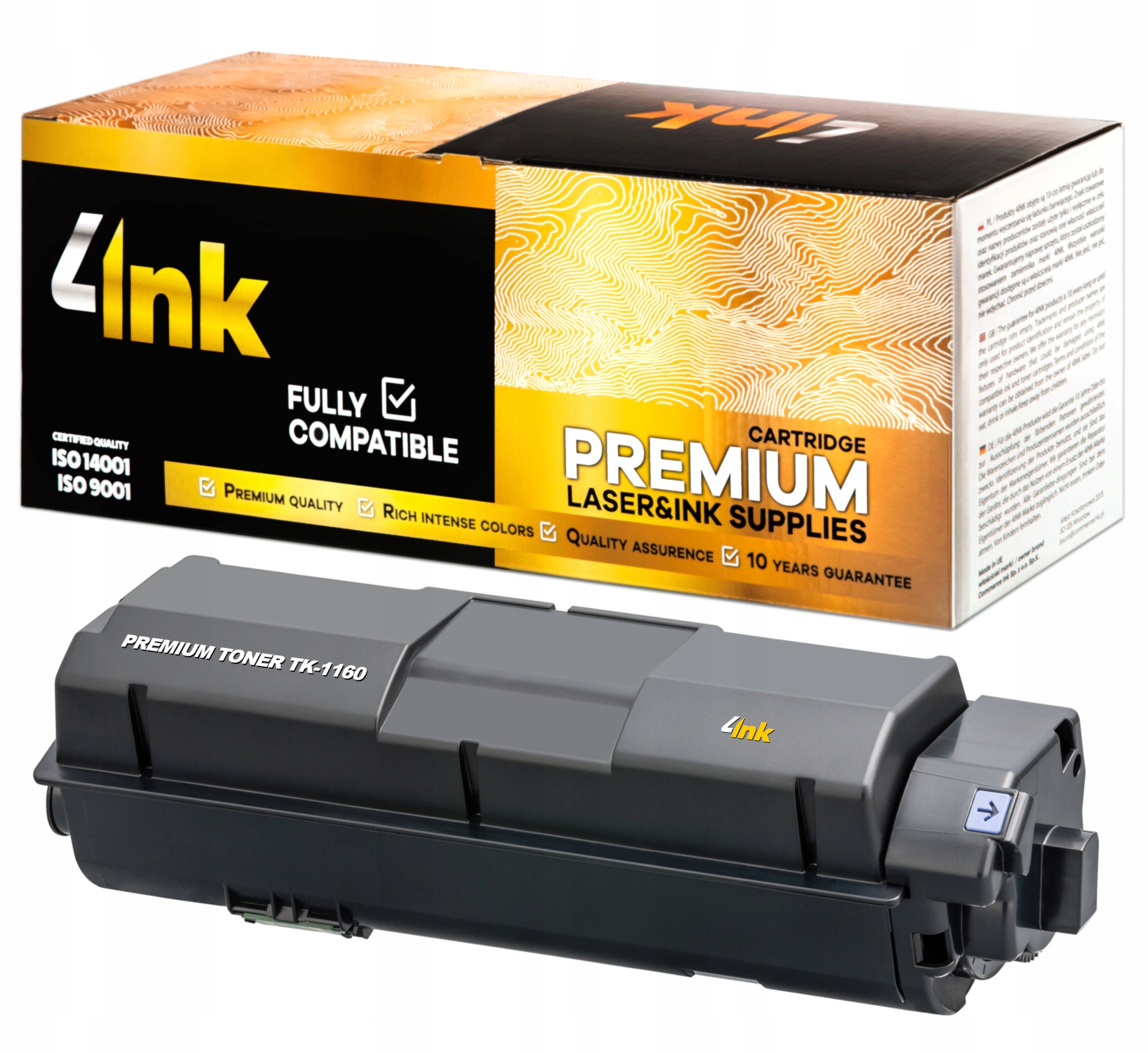XL Toner Cartridge TK-1160 for Kyocera ECOSYS P2040dn P2040dw Printers