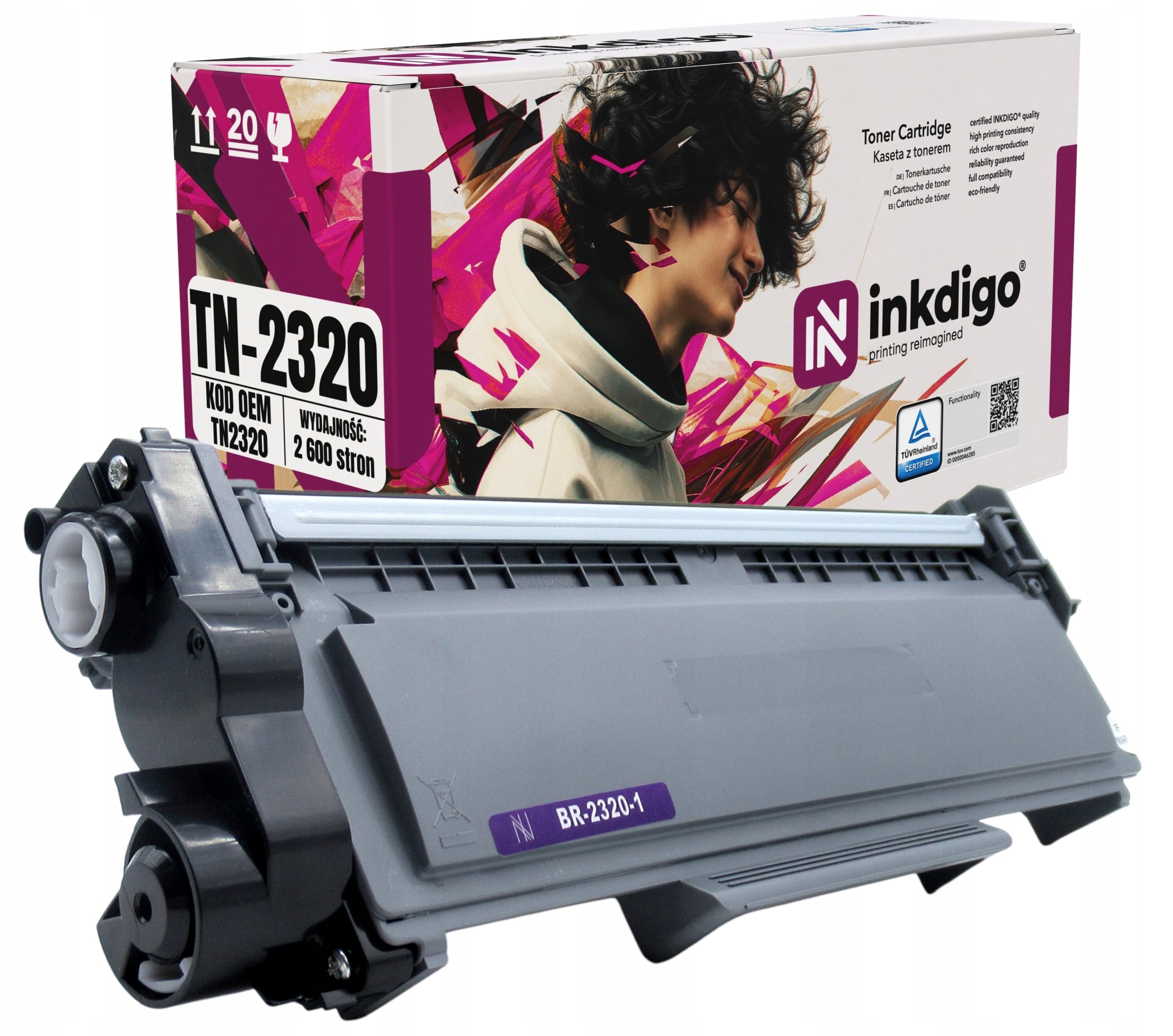 XL Toner Cartridge for Brother DCP-L2500D DCP-L2520DW DCP-L2540DN DCP-L2560DW Printers, TN-2320