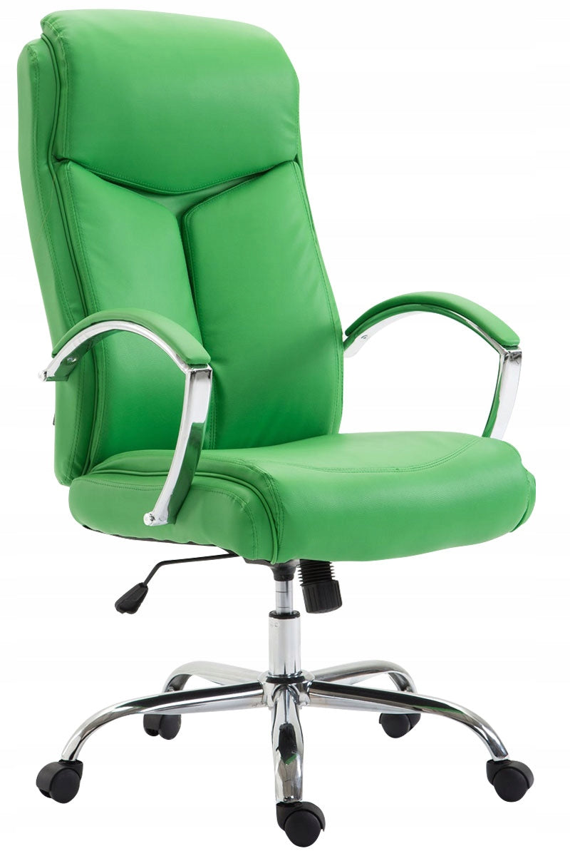 XL Vaud Faux Leather Office Chair Green