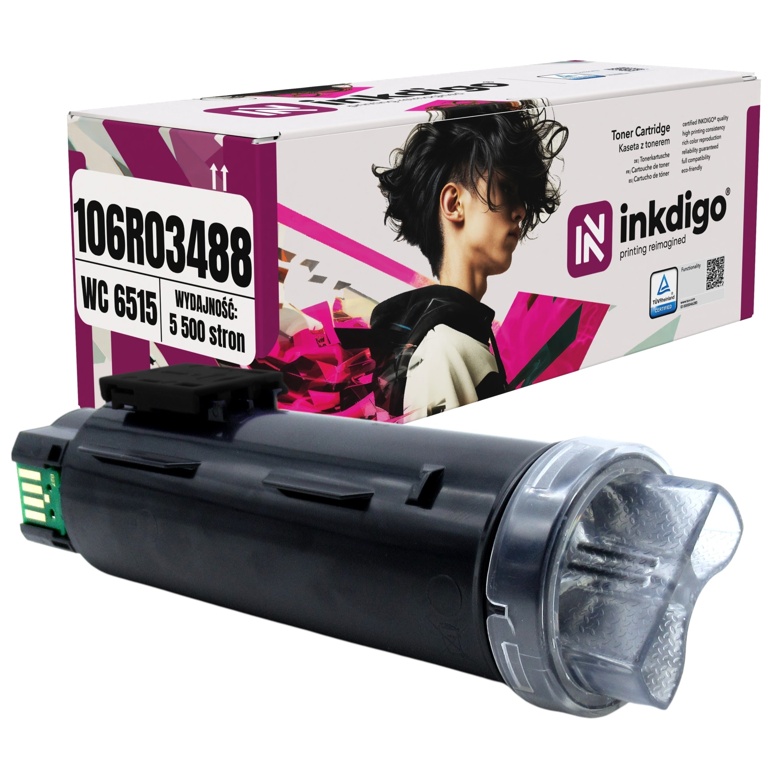 XL toner cartridge for XEROX 6510 6515 printer replacement 106R03488