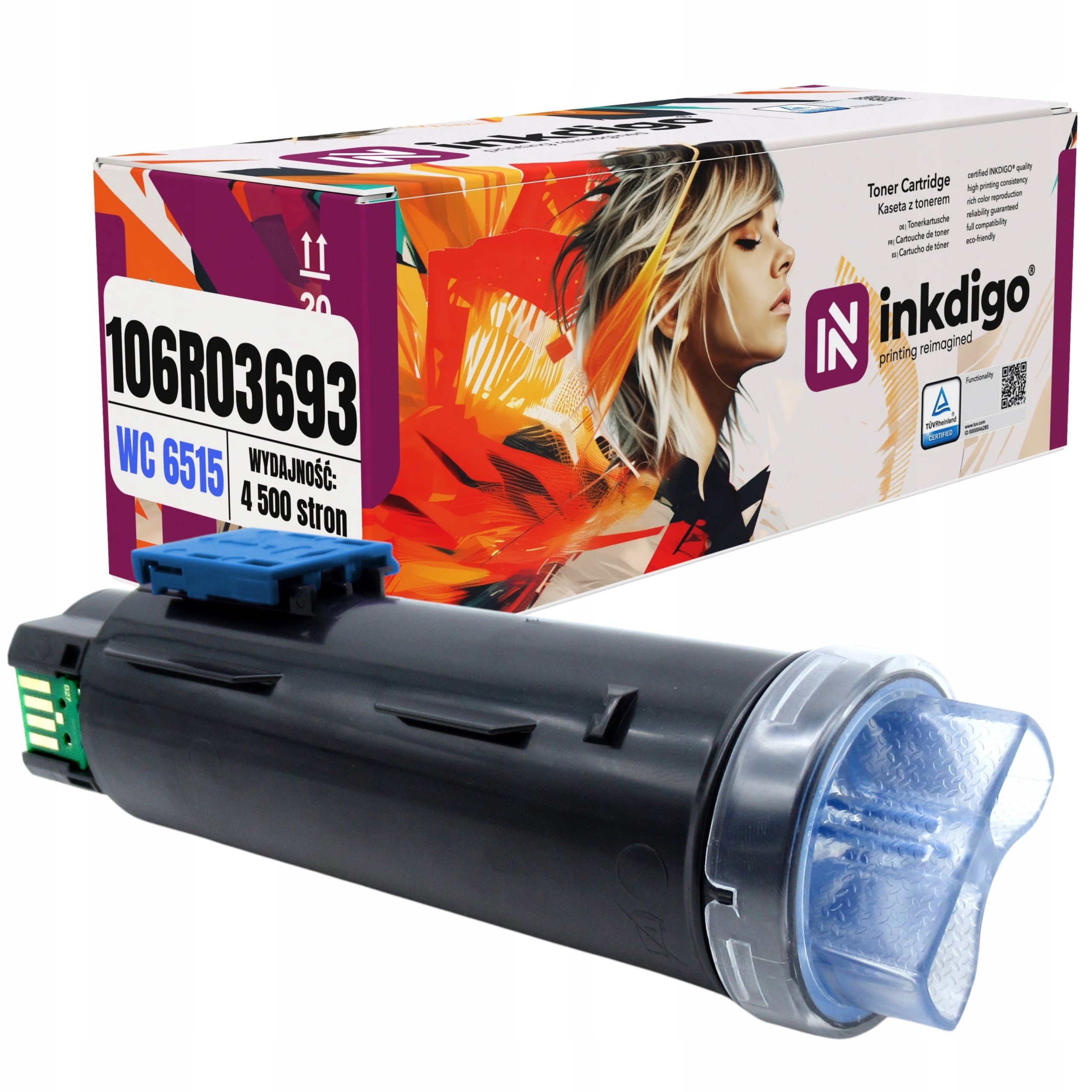 XL toner cartridge for XEROX 6510 6515 printer replacement 106R03693