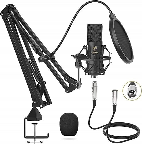 XLR CONDENSER MICROPHONE PROFESSIONAL CARDIOID MICROPHONE KIT