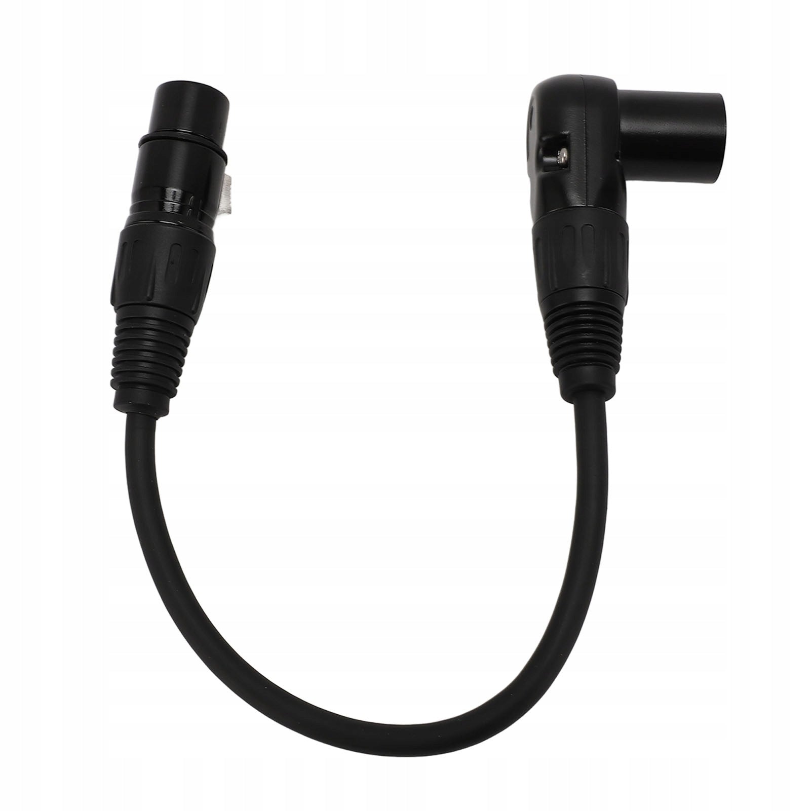 XLR MICROPHONE PRELOAD CABLE ADAPTER 90 DEGREE XLR MALE TO 5O