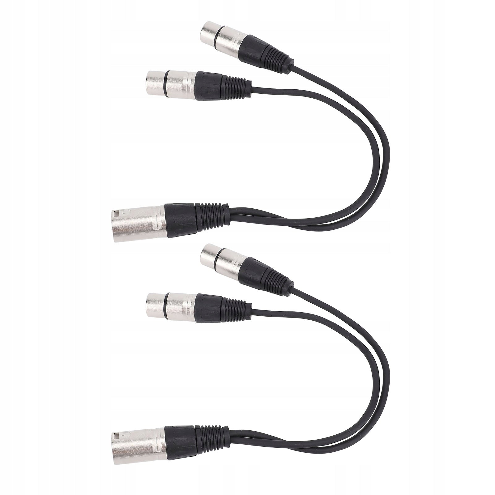 XLR Splitter Cable 3 PIN XLR MALE TO DULA XLR Patch UK