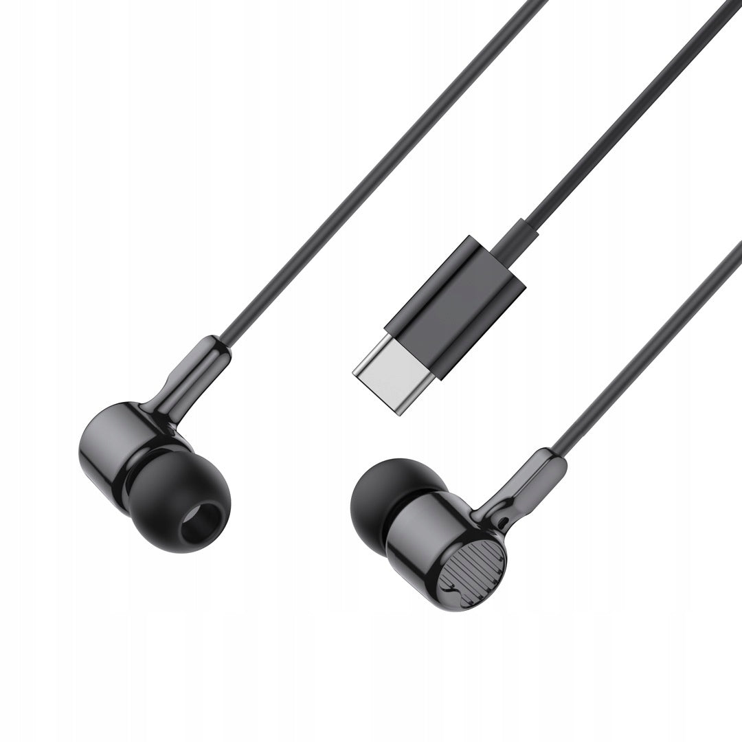 XO EP81 USB-C Wired Earbuds Black Model other