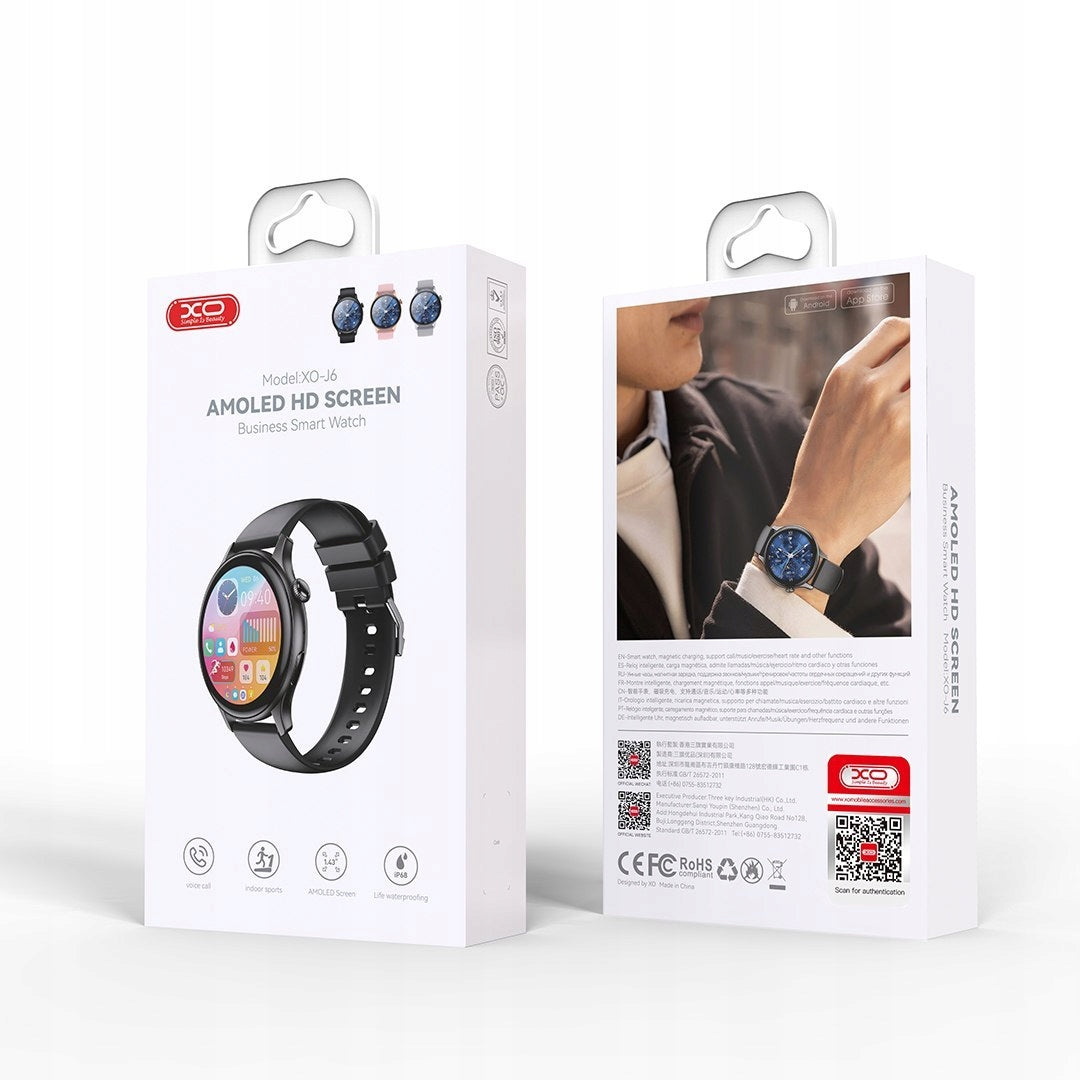 XO smartwatch J6 Amoled black Model other