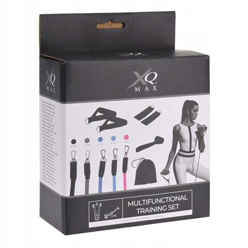 XQ Max Multifunkční sada posilovacích gum Color multicolor