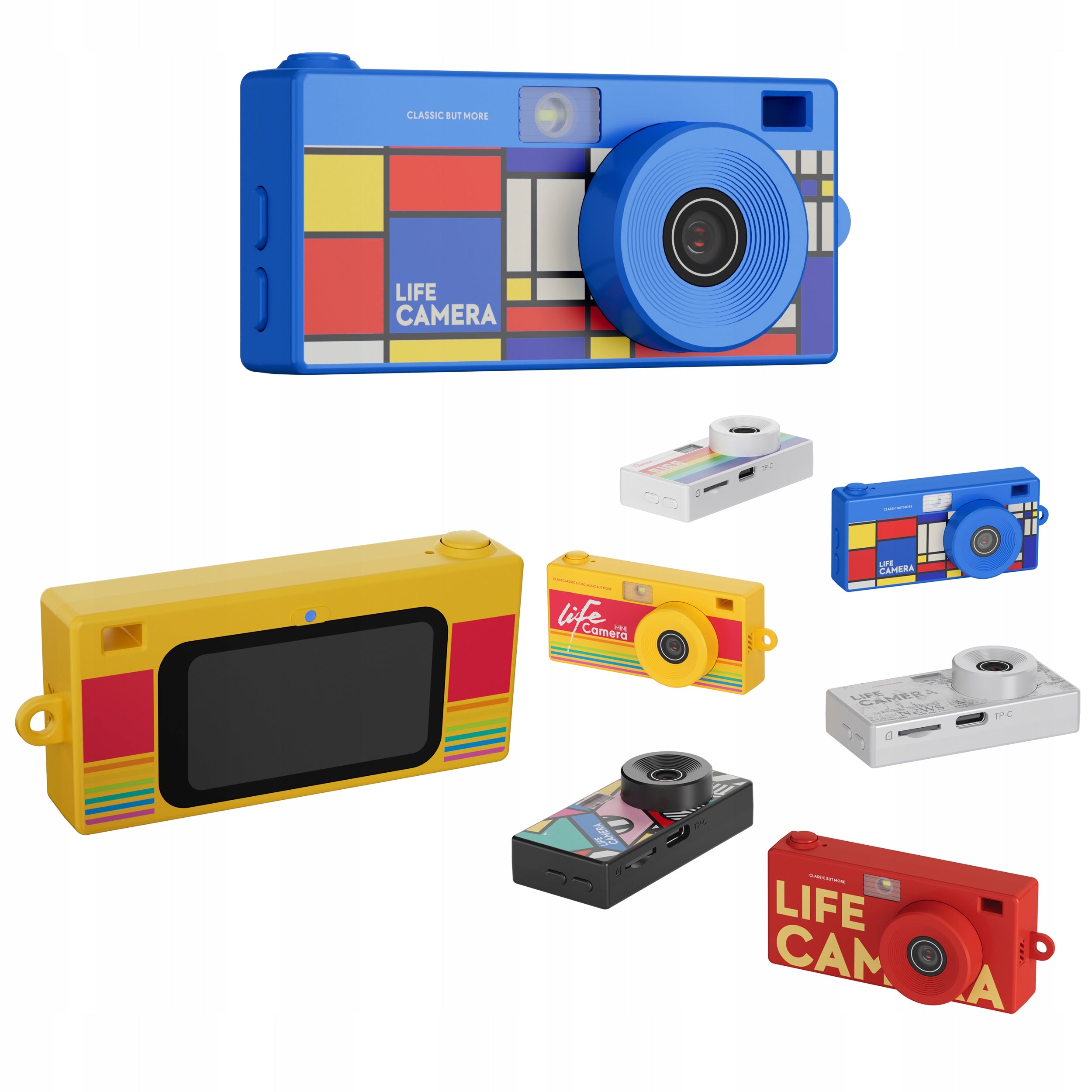 XREC X9 Mini camera RETRO 2K camera + COLLECTIBLE PATTERN 5