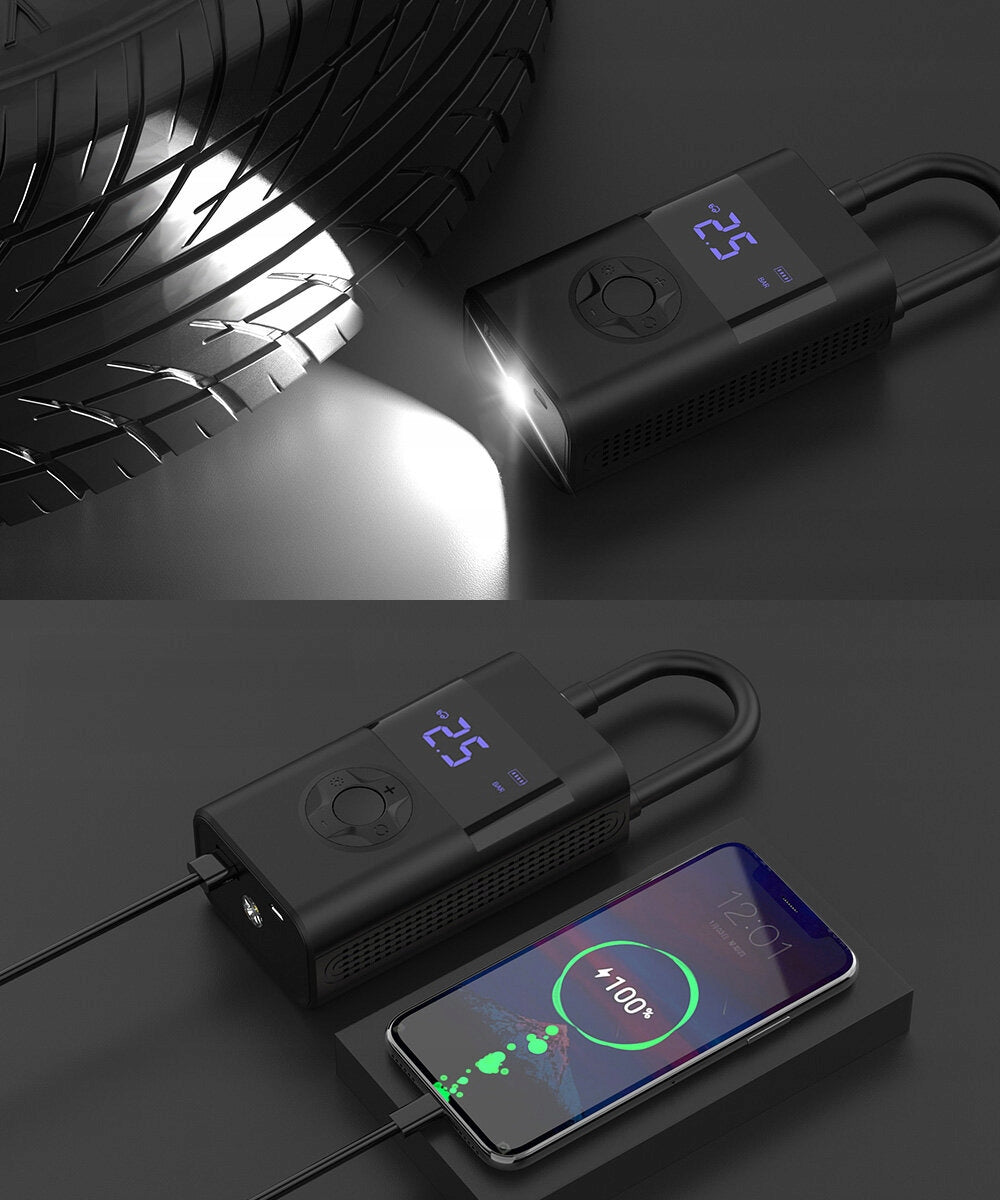 XRIDER bicycle pump with powerbank function XR00AP01 Color black
