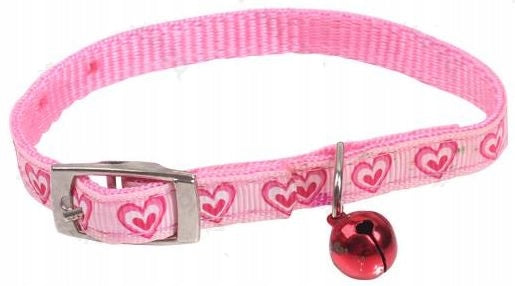 XS Cat Collar Adjustable 21-26cm with Bell Packaging status original