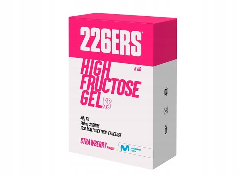 XS High Fructose Strawberry Gel Expiration date at least 1 month from the date of purchase