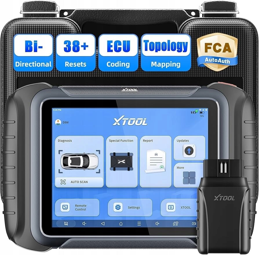 XTOOL D8W Computer Diagnostic Interface OBD 2 CANFD DOIP SGW Bluetooth Brand Xtool