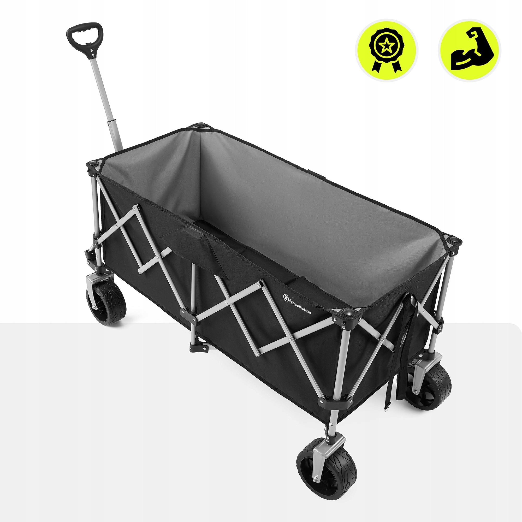 XXL 250L Beach Garden Transport Trolley HyperMotion Packaging status original