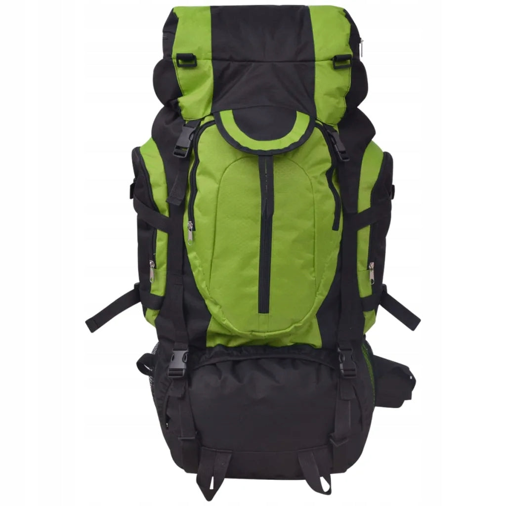 XXL 75 L Hiking Backpack, Black and Green Brand VidaXL