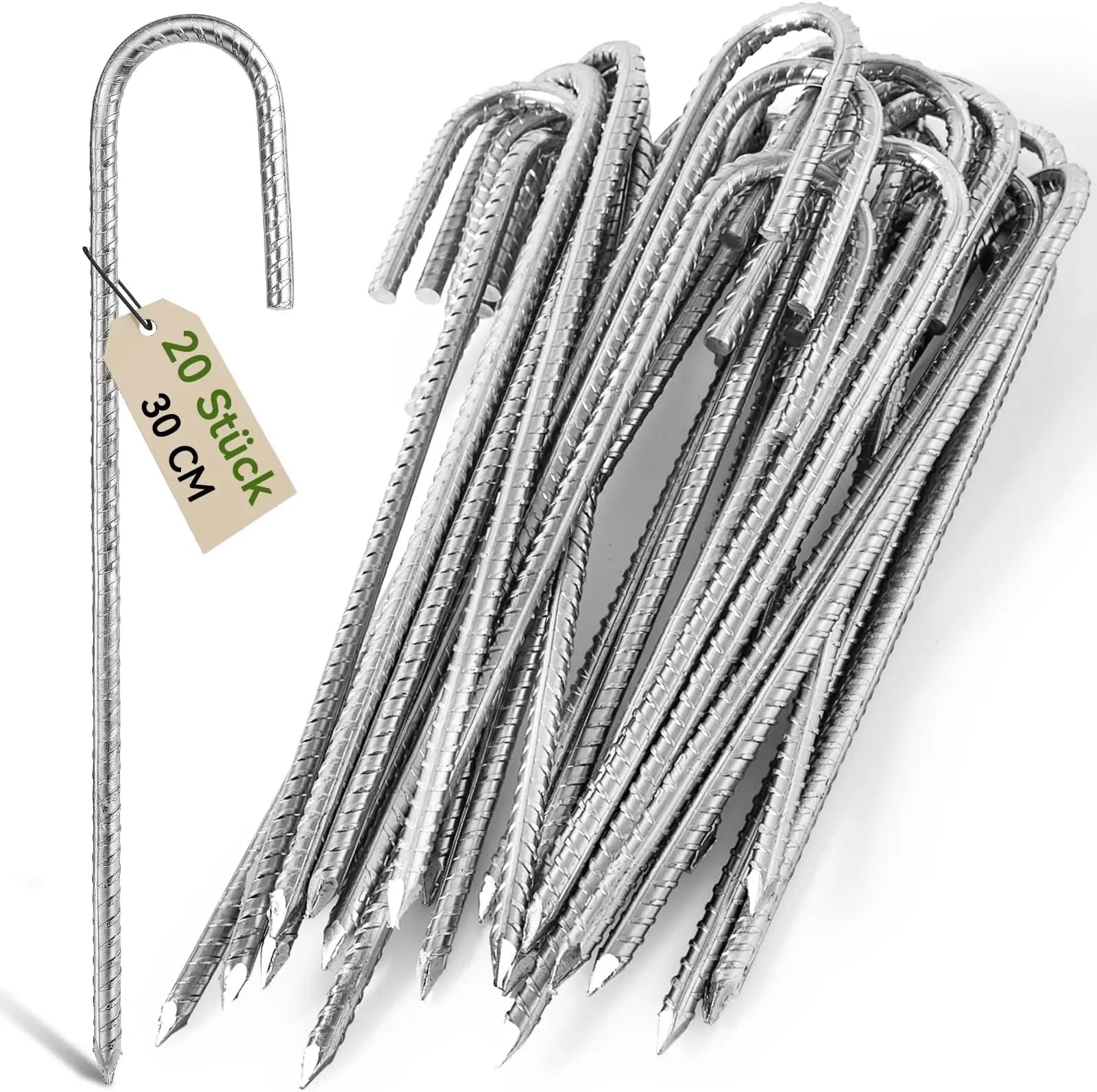 XXL Anchors Herrings for Trampoline Tent 30 cm 20 pcs Graxury Thick