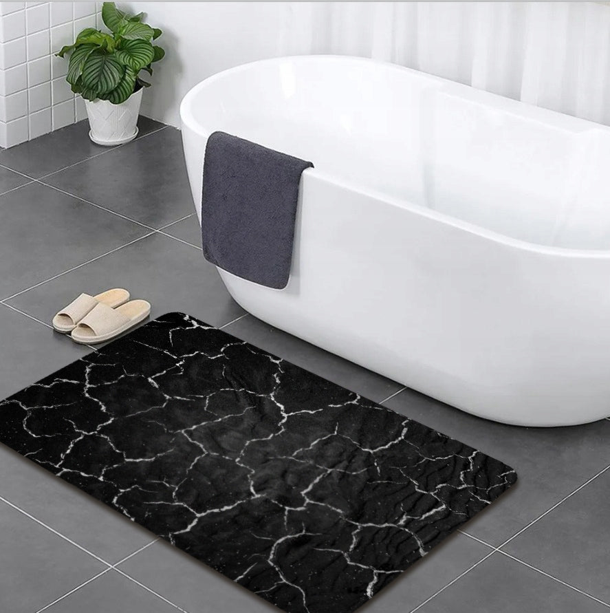 XXL BATHROOM MAT NON-SLIP QUICK-DRYING ABSORBENT RUG 50 x 80 cm Brand no brand