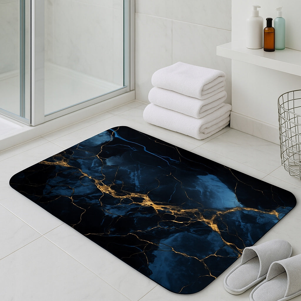 XXL BATHROOM MAT NON-SLIP QUICK-DRYING ABSORBENT RUG 50 x 80 cm Brand no brand