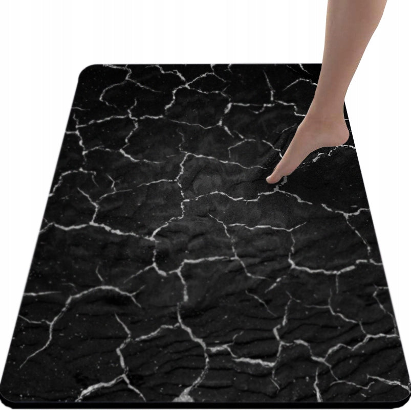 XXL BATHROOM MAT NON-SLIP QUICK-DRYING ABSORBENT RUG 50 x 80 cm
