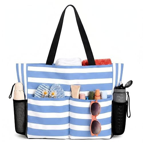 XXL BEACH BAG WOMEN'S WATERPROOF ZIPPER FOR HOME GIFT Brand no brand