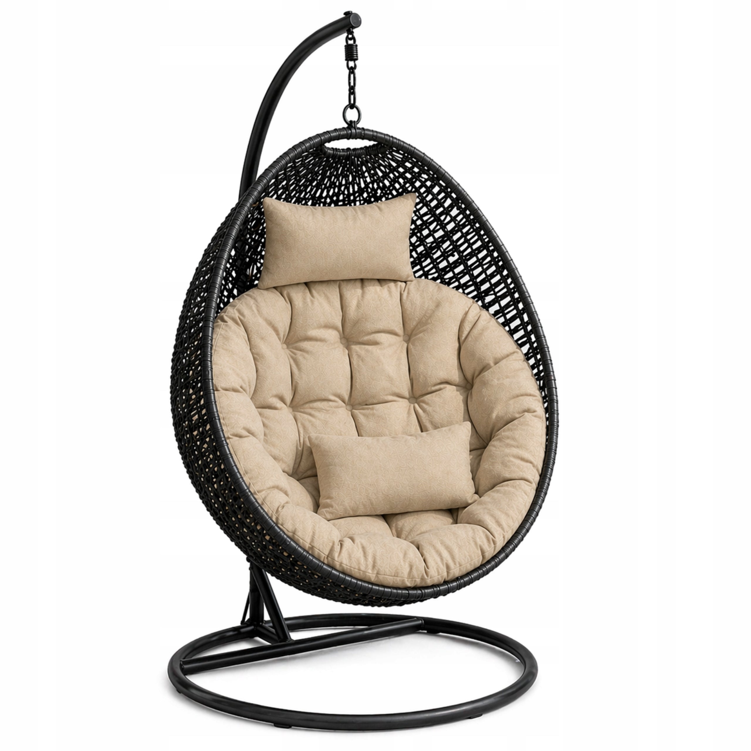 XXL Cocoon Swing Cushion Thick Soft Waterproof Garden PREMIUM Pillow length 100 cm