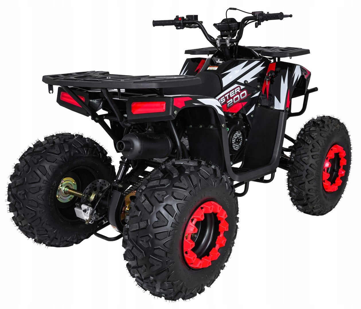 XXL DIESEL QUAD for teenagers MONSTER 200 C to 80 km/h FOR GIFT Information regarding product safety and compliance For use under direct adult supervision