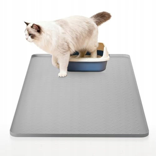 XXL LITTER BOX MAT 130X65 CM SILICONE FOR CAT WATERPROOF Silicone Manufacturer code Bez marki