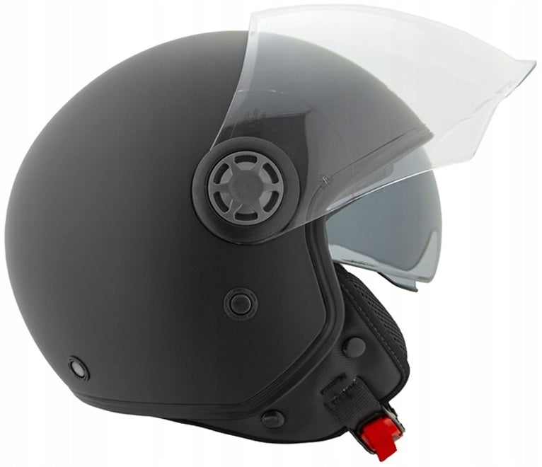 XXL Open Helmet for Scooter with Blend for Scooter Motor Scooter Black Mat Manufacturer's catalog number MCGKA66212