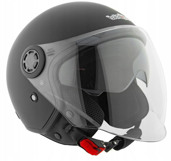 XXL Open Helmet for Scooter with Blend for Scooter Motor Scooter Black Mat Packaging status original