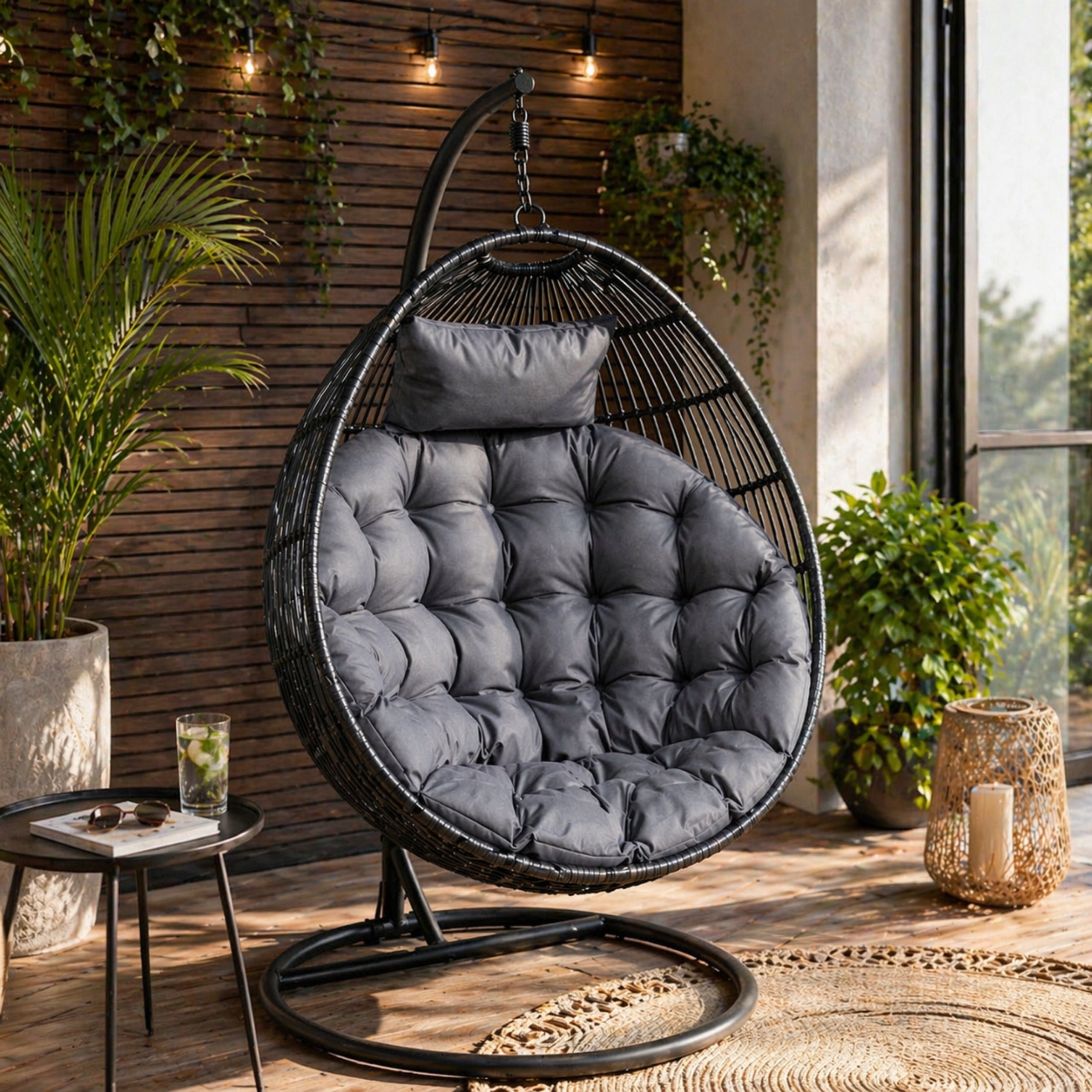 XXL Swing Cocoon Pillow Thick Soft Waterproof Garden PREMIUM Packaging status original