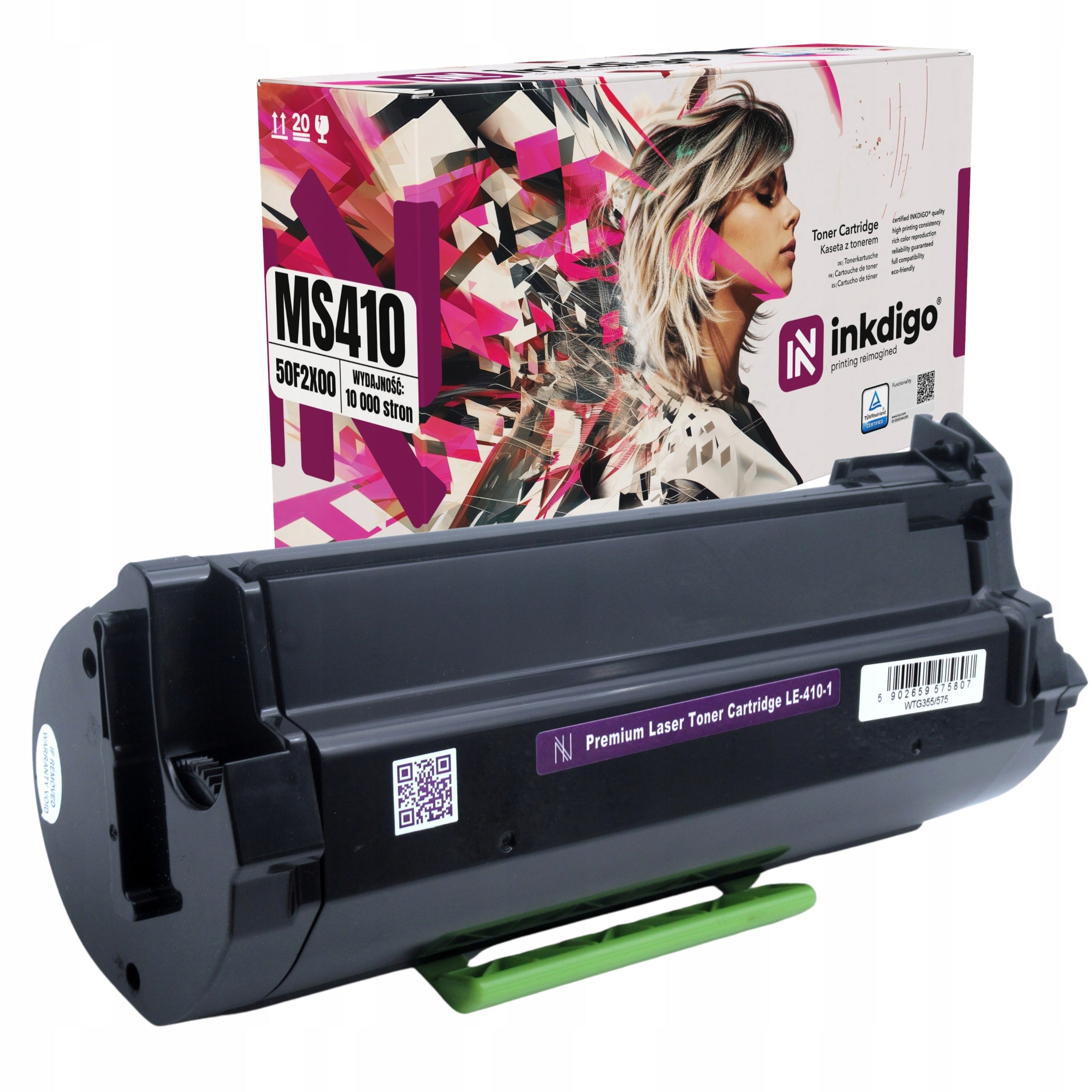 XXL Toner Cartridge for LEXMARK MS410dn MS415dn MS510dn - 10,000 Page Yield