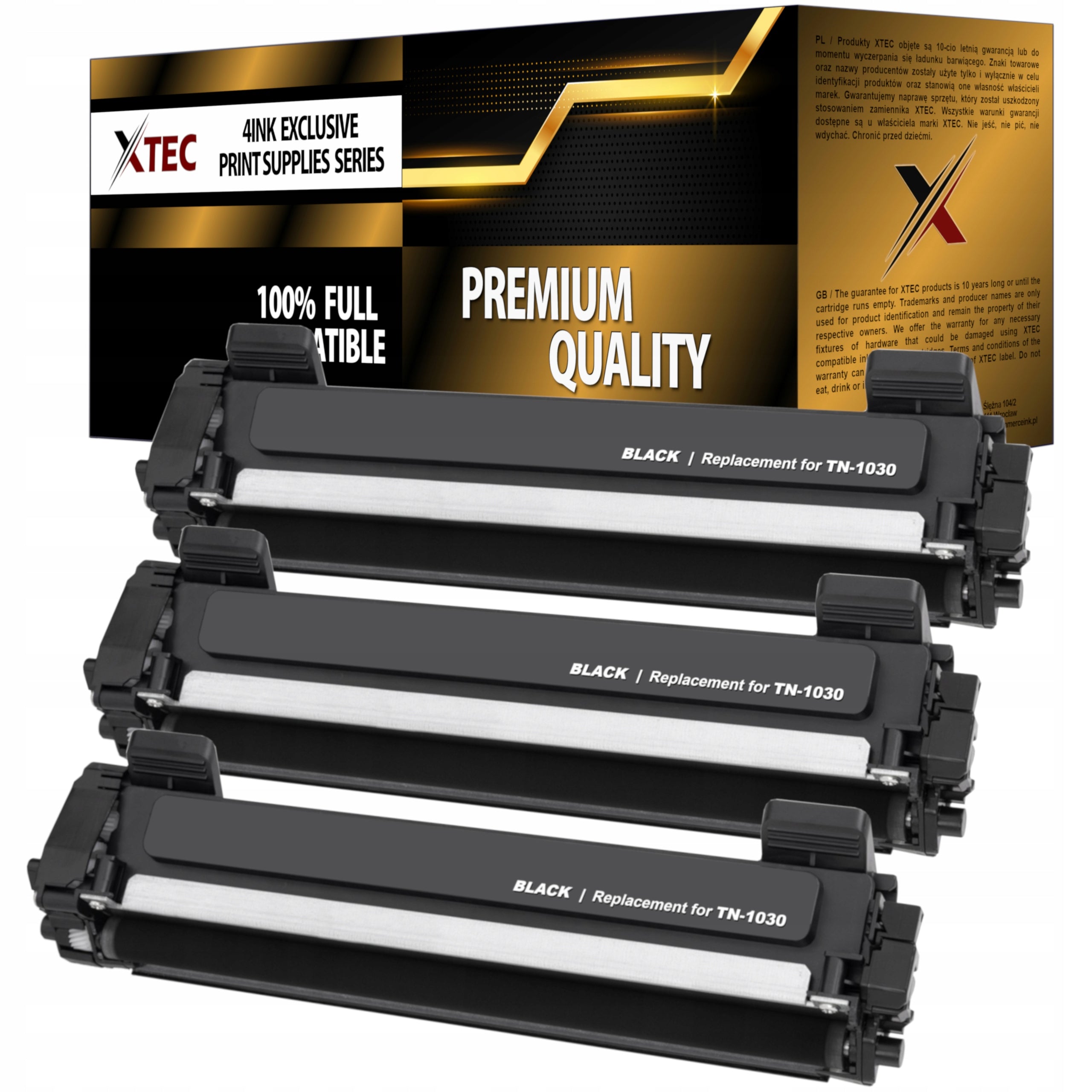 XXL Toner TN-1030 for Brother DCP-1510E 1512E 1610W HL-1110E 1112E 1210WE