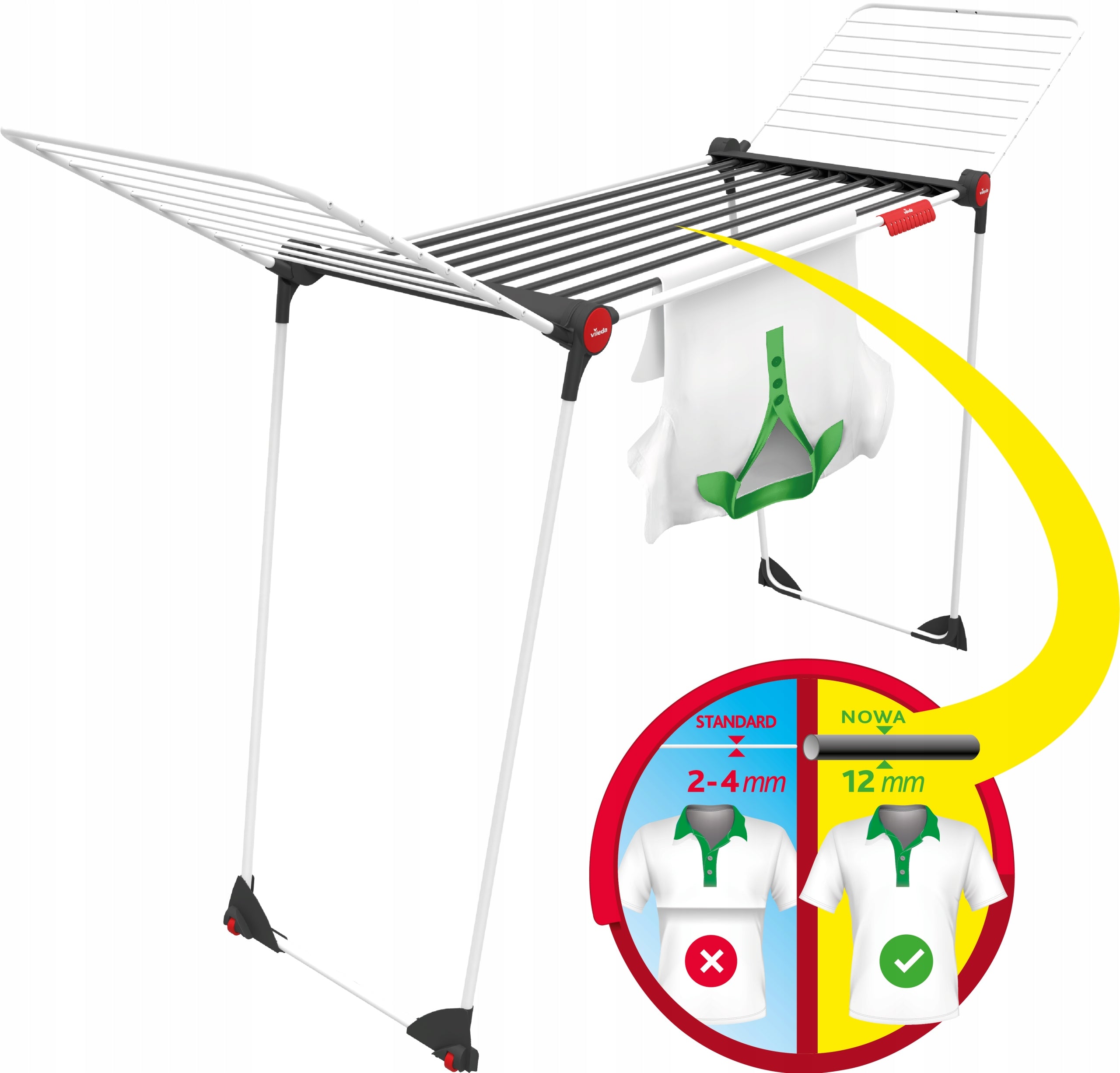 XXL VILEDA FREE-STANDING GARDEN DRYER 215cm Brand Vileda