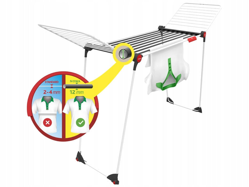 XXL VILEDA FREE-STANDING GARDEN DRYER 215cm Unfolded width 215 cm