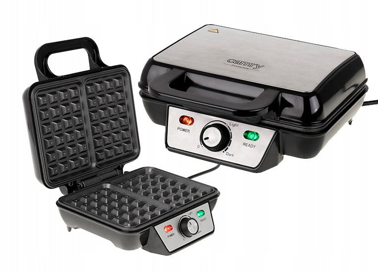 XXL Waffle Iron 2 Large Waffles Strong 1600W Smooth Power Adjustment NON-STICK Brand Camry