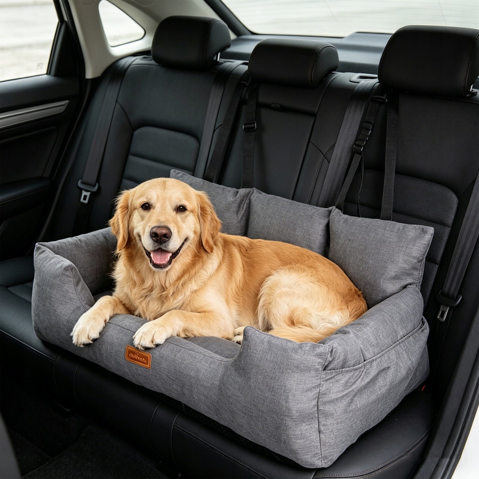 XXL dog car seat for rear seat for 2 dogs 92x50 cm Packaging status original