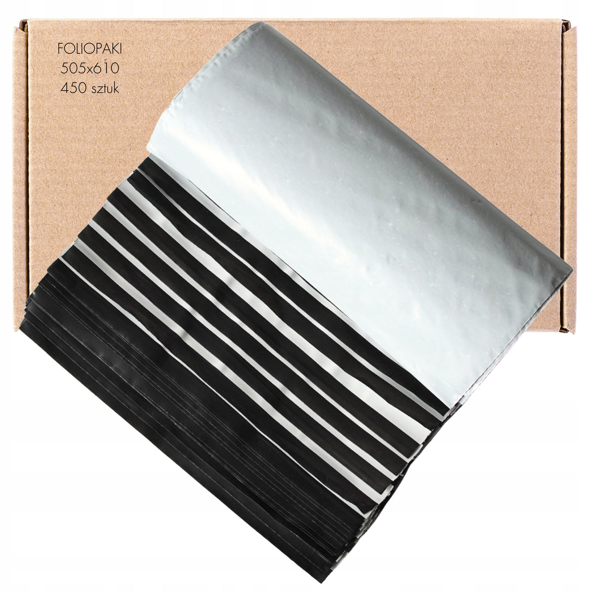 XXL foil envelopes Foil Packs courier 505x610 450pcs LDPE strong