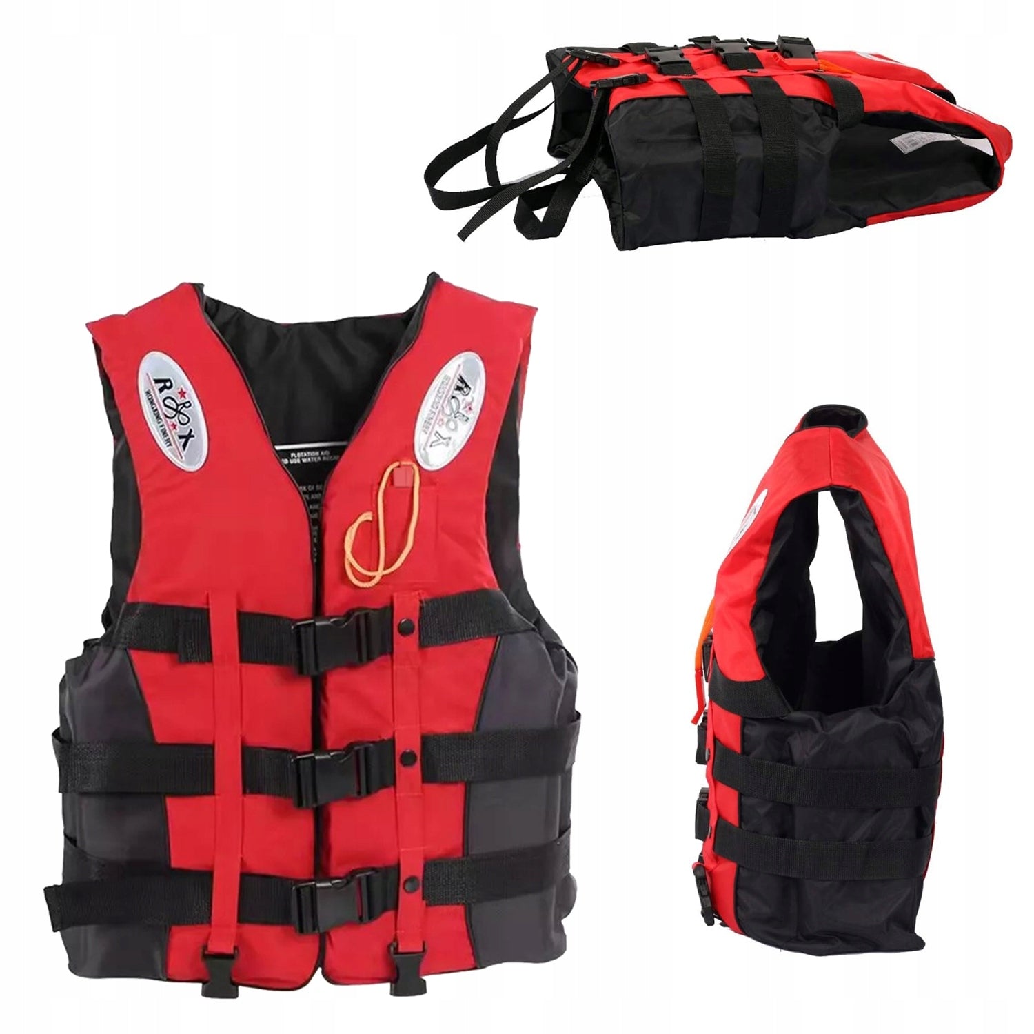 XXXL Adult Life Jacket Rescue Vest, Universal Size XXXL