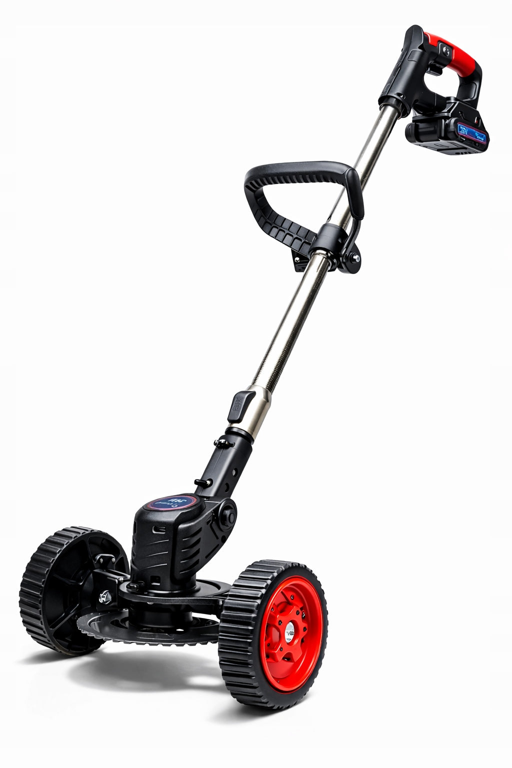 XXXL CORDLESS TRIMMER GARDEN SCYTHE BRUSH CUTTER ON WHEELS 36V 2xAKU Manufacturer code od9110