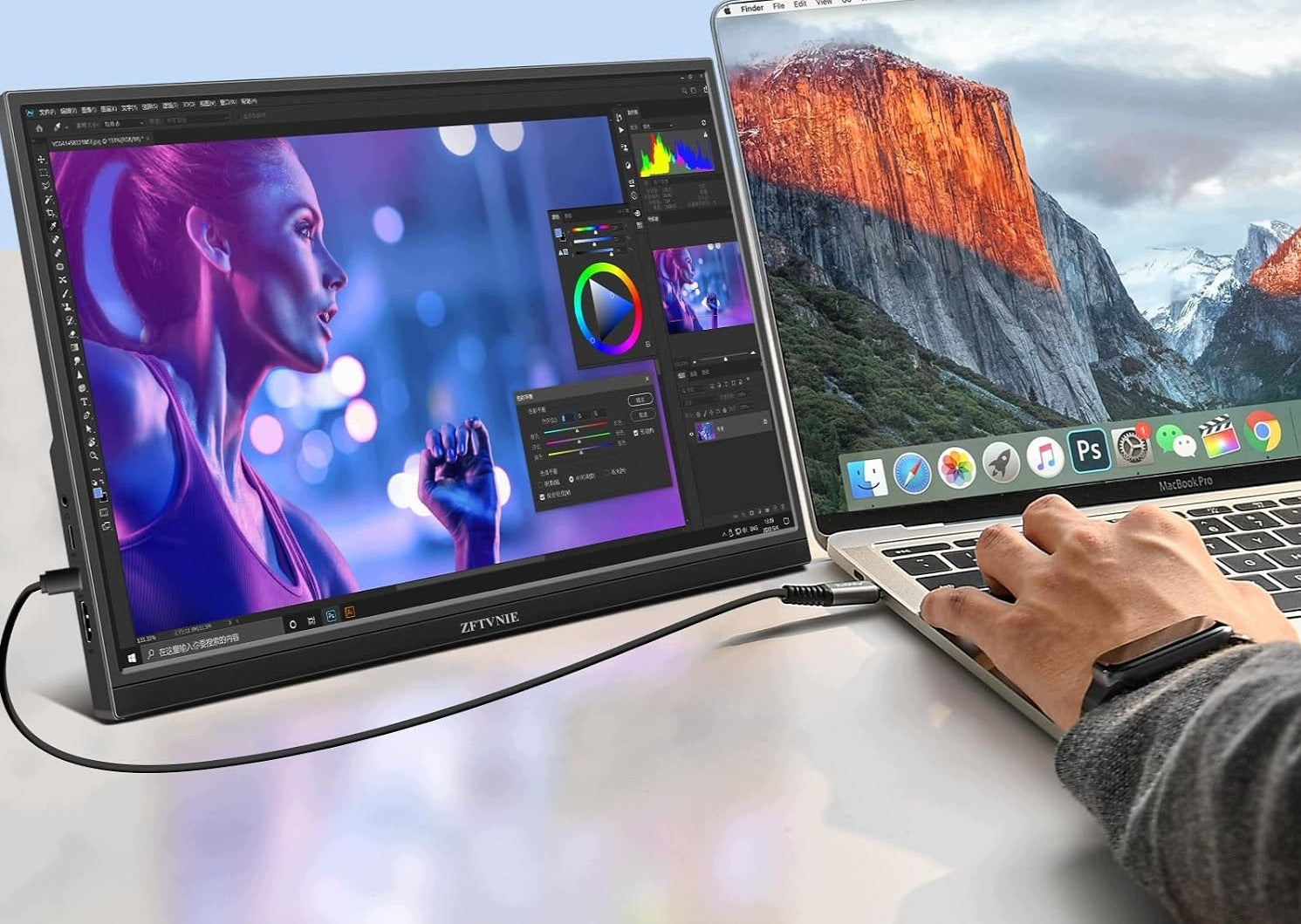 XYZ Model123 16 inch Full HD IPS HDMI USB-C HDR Portable Monitor Brand Shenzen