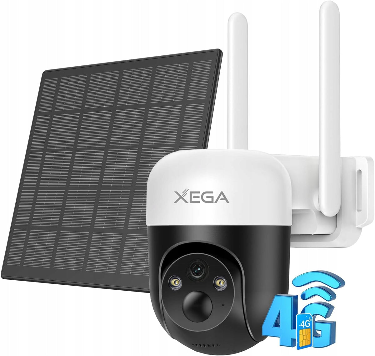 Xega 4G LTE security camera for outdoor solar use