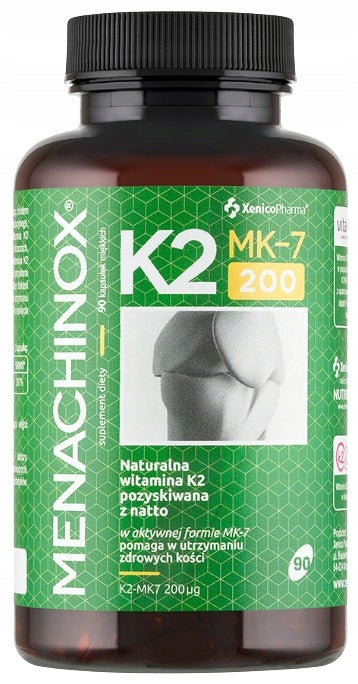 Xenico Menachinox K2 200 90 kaps. Natto Strong bones Joints Manufacturer code 5905683269179