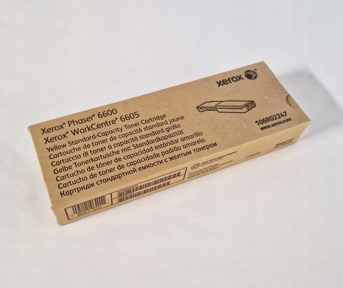Xerox Yellow Toner Cartridge for 2000 Pages (106R02247) Original Packaging status original
