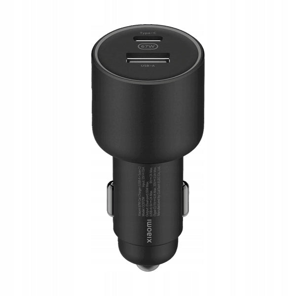 Xiaomi 67W USB-A + Type-C Car Charger Output current 6100 mA