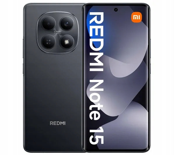 Xiaomi REDMI Note 15 8/256GB AI 6,77'' 120Hz 108Mpix Black