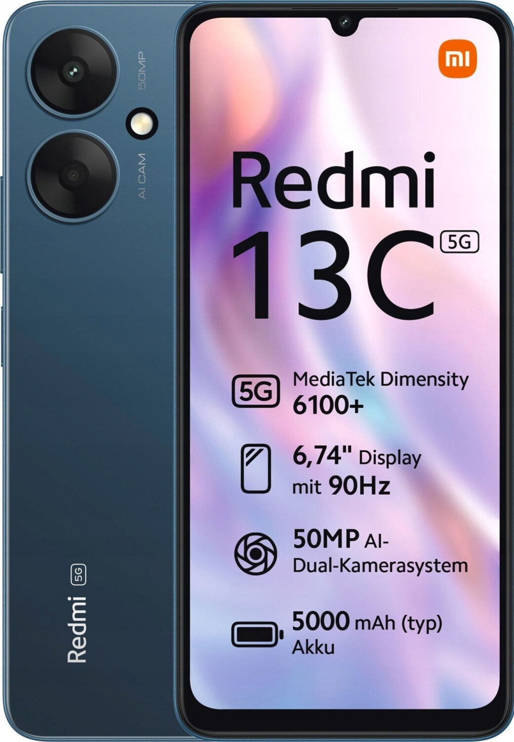 Xiaomi Redmi 13C 5G | Twilight Blue | 4/128GB | 6.74" | IP52 | 5000mAh | PL