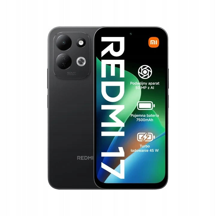 Xiaomi Redmi 17 4/128GB Smartphone 6,9" 120Hz 7500mAh Camera 50MP AI Black