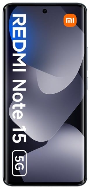 Xiaomi Redmi Note 15 5G 6/128 GB 5G black Charger included no