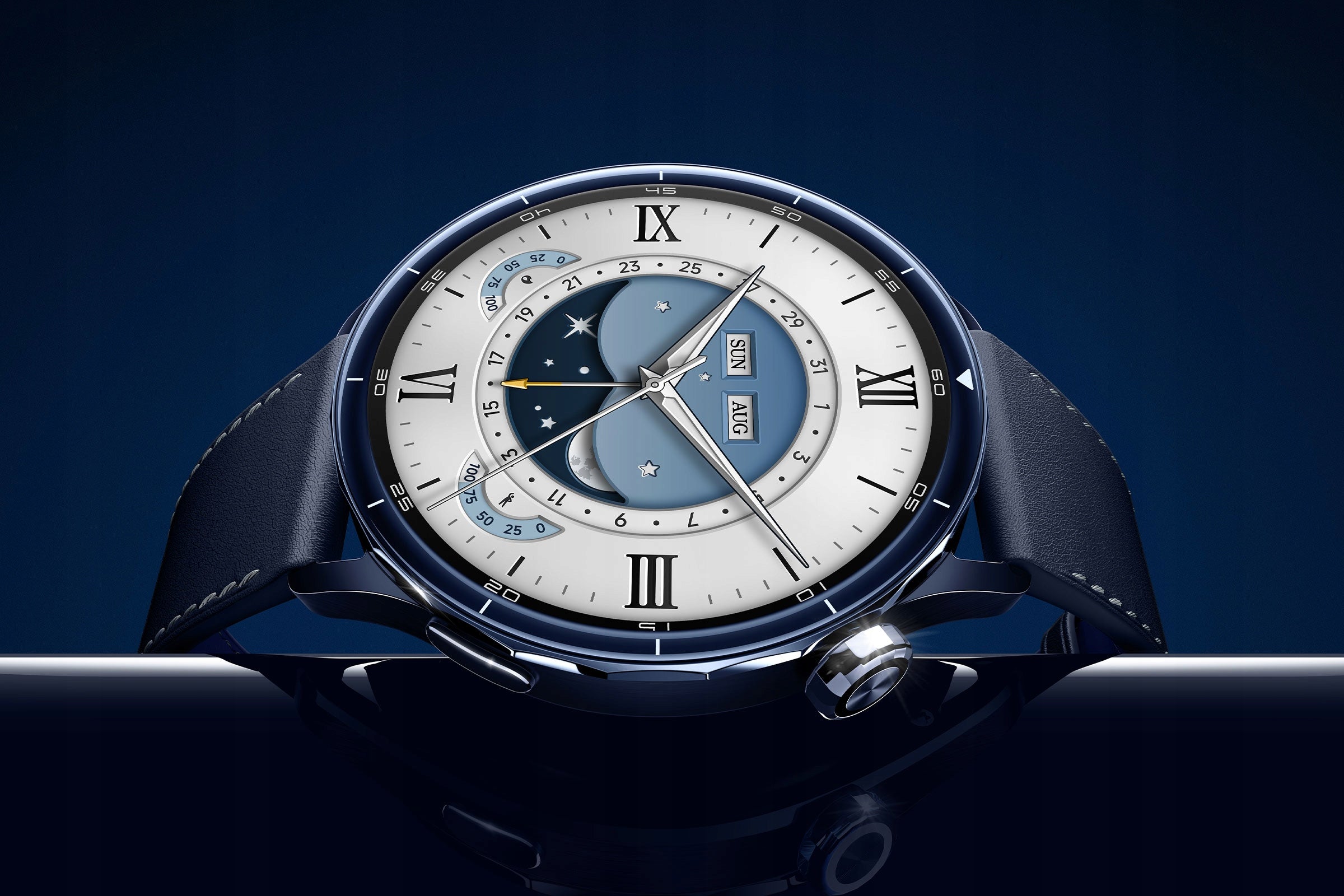 Xiaomi Watch S5 46mm Ceramic Blue Case width 46 mm