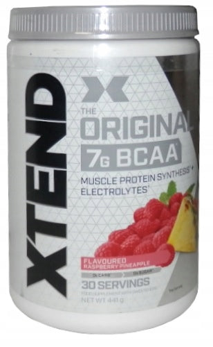 Xtend Raspberry Pineapple Amino Acids Powder 441g Expiration date at least 3 months from the date of purchase